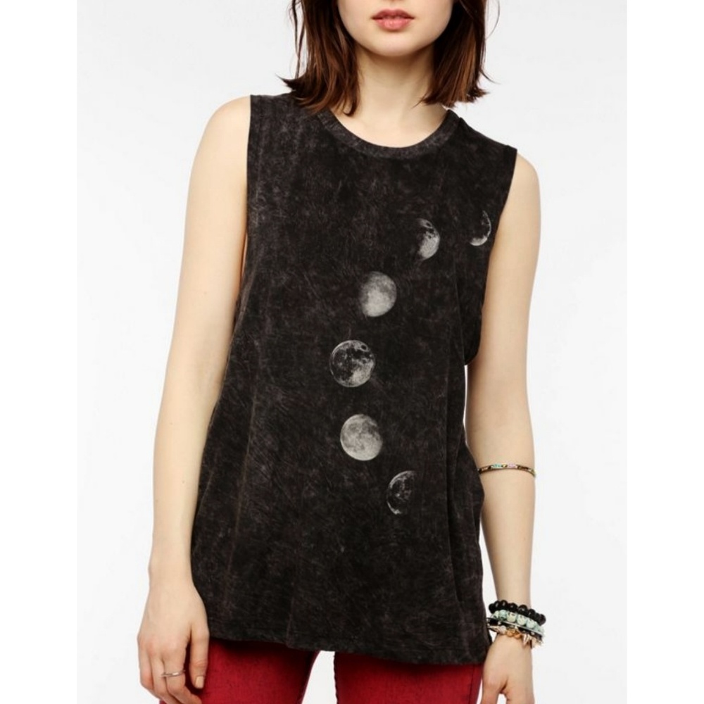 💛 Project Social T Moon Phases Muscle Tee Tank